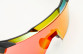 podgląd 100% Aerocraft - Soft Tact Black - HiPER Red Multilayer Mirror Lens