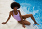 podgląd Goldbergh Wave Bathing Suit lilac