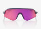 podgląd Okulary przeciwsłoneczne dziecięce 100% Slendale YOUTH Satin Storm Metallic - fioletowe soczewki lustrzane