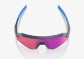 podgląd Okulary przeciwsłoneczne dziecięce 100% Slendale YOUTH Satin Storm Metallic - fioletowe soczewki lustrzane