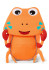 szczegóły Dziecięcy plecak Affenzahn Small Friend Crab - neon orange