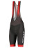 szczegóły Męskie spodenki rowerowe z szelkami Scott Bibshorts M's RC Team ++ Dark Grey/Fiery Red