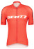 szczegóły Męska koszulka kolarska Scott Shirt M's RC Pro SS – Fiery Red / White