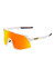 szczegóły Okulary przeciwsłoneczne 100% S3 Soft Tact White, HiPER Red Multilayer Mirror Lens