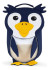szczegóły Plecak dziecięcy Affenzahn Small Friend Penguin