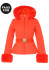 szczegóły Kurtka damska Goldbergh Giselle Faux Border Ski Jacket Orange