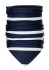 szczegóły Ocieplacz na szyję damski Goldbergh Fluide Neckwarmer Breton Stripe Blue/Cream