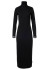 szczegóły Damska sukienka Goldbergh Mireille Long Sleeve Knit Dress Black