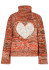 szczegóły Damski sweter Goldbergh Aimee Long Sleeve Knit Sweater Army/Orange