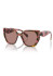 szczegóły Okulary przeciwsłoneczne Prada PR 19ZS 18N10D55 – Tortoiseshell Cognac Begonia / Jasnobrązowe