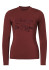 szczegóły Damska funkcjonalna koszulka Goldbergh Francesca Long Sleeve Tee Vino Rosso