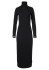 szczegóły Damska sukienka Goldbergh Mireille Long Sleeve Knit Dress Black