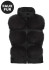 szczegóły Damska kamizelka Goldbergh Chic Bodywarmer Faux Black