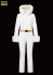 szczegóły Damski kombinezon Goldbergh Vita Ski Suit Faux Border Cream