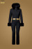 szczegóły Damski kombinezon Goldbergh Vita Ski Suit Faux Border Black