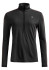 szczegóły Damska koszulka funkcjonalna Ortovox 185 Rock'N'Wool Zip Neck W Black Raven