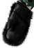 szczegóły Rękawiczki damskie Perfect Moment Faux Fur Mitten Black