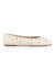 szczegóły Baleriny damskie skórzane Marc Cain AC SF.01 L06 Flats Off-White 110