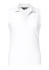szczegóły Goldbergh Caroline Sleeveless Polo Top White