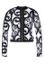 szczegóły Damska koszulka Goldbergh Rafaella Long Sleeve Zip Rashguard Black/White