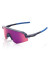 szczegóły Okulary przeciwsłoneczne 100% Slendale SL Satin Storm Metallic - fioletowe soczewki lustrzane