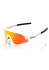 szczegóły Okulary przeciwsłoneczne Slendale XS 100% - matowa biel - HiPER Red Multilayer Mirror