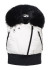 szczegóły Kamizelka damska Goldbergh Reiya Bodywarmer Faux Border Snow White