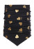 szczegóły Ocieplacz na szyję damski Goldbergh Kouki Neckwarmer Black/Gold