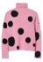 szczegóły Goldbergh Dotto Sweater Dots Pink Cosmos