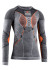 szczegóły Męska koszulka termoaktywna X-BIONIC® Apani 4.0 Merino Shirt B080 – Black/Grey/Orange