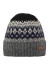szczegóły Męska czapka Barts Gregoris Beanie Dark Heather