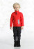 szczegóły Dziecięca bluza Poivre Blanc W18-1550-BBBY Fleece Sweater scarlet red2