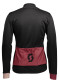 podgląd Damska koszulka kolarska Scott Shirt W's RC Warm LS – Black / Ochre Red