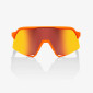 podgląd 100% S3 - Soft Tact Neon Orange - HiPER Red Multilayer Mirror Lens