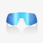 náhled 100% S3 - TotalEnergies Team Matte White / Metallic Blue - HiPER Blue Multilayer Mirror Lens