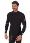podgląd Pánské tričko Rossignol Infini Compression Race Top Black/Red