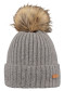 podgląd Damska czapka Barts Augusti Beanie Heather Grey