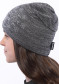 podgląd Damska czapka Sherpa Enya Mel Dark Grey