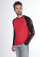podgląd Pánské tričko Stockli Longsleeve WRT Red/Black