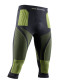 podgląd Męskie spodnie termoaktywne 3/4 X-BIONIC® Energy Accumulator 4.0 Pants M – Charcoal/Yellow