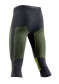 podgląd Męskie spodnie termoaktywne 3/4 X-BIONIC® Energy Accumulator 4.0 Pants M – Charcoal/Yellow
