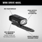 podgląd Lampka przednia Lezyne Mini Drive 400, czerwona/wysoki połysk