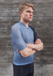 podgląd Męska koszulka rowerowa POC M's Air Jersey Calcite Blue / Turmaline Navy