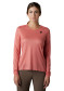 podgląd Damska koszulka rowerowa Fox W Flexair Ascent LS Jersey Salmon