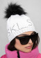 podgląd Damska czapka Sportalm Optical White 162981283101