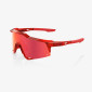 podgląd Okulary sportowe 100% SPEEDCRAFT - Gloss Translucent Red - Hiper Red Mirror lens