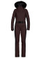 podgląd Goldbergh Parry LONG Ski Jumpsuit Real Border Dark Brown