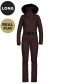 podgląd Goldbergh Parry LONG Ski Jumpsuit Real Border Dark Brown