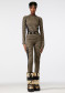 podgląd Goldbergh Celeste Baselayer Pants black/toffee