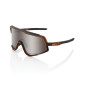 podgląd 100% GLENDALE - Matte Translucent Brown Fade - HiPER Silver Mirror Lens